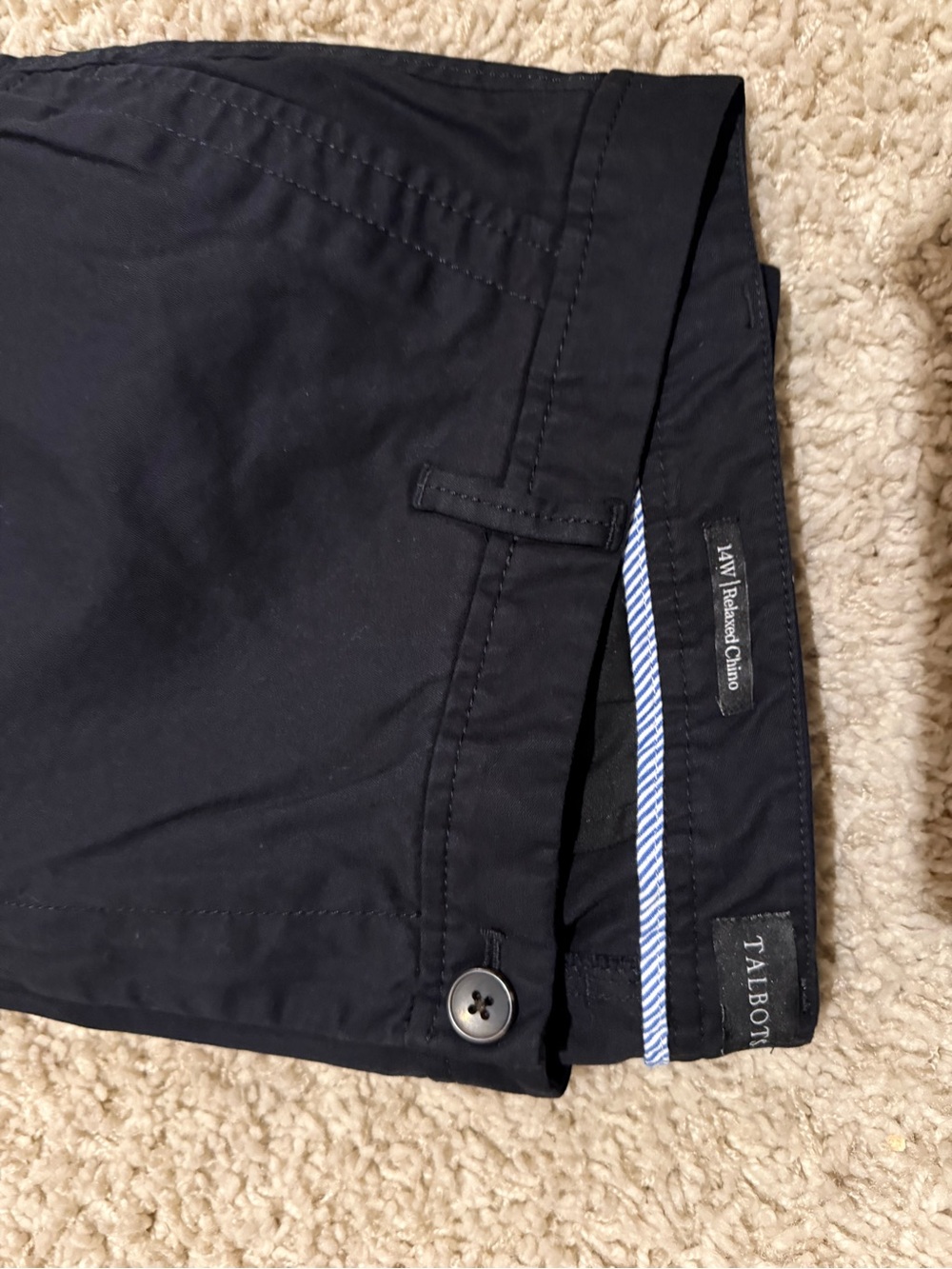 Talbots Women's Relaxed Chinos Size 14W - Picture 3 of 3